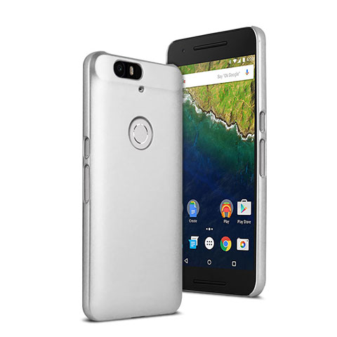Handyhülle Hülle Kunststoff Schutzhülle Matt für Google Nexus 6P Weiß