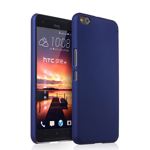 Handyhülle Hülle Kunststoff Schutzhülle Matt für HTC One X9 Blau