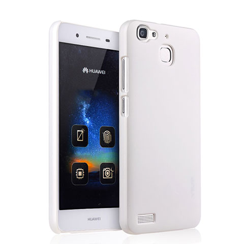 Handyhülle Hülle Kunststoff Schutzhülle Matt für Huawei Enjoy 5S Weiß