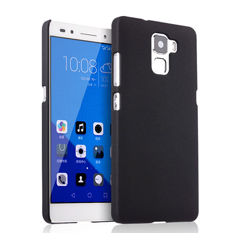 Handyhülle Hülle Kunststoff Schutzhülle Matt für Huawei Honor 7 Schwarz