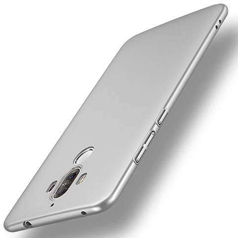 Handyhülle Hülle Kunststoff Schutzhülle Matt für Huawei Mate 9 Silber