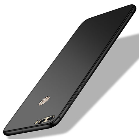 Handyhülle Hülle Kunststoff Schutzhülle Matt für Huawei Nova 2 Plus Schwarz