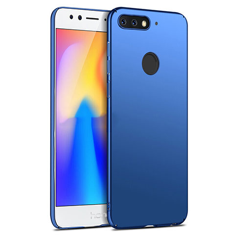 Handyhülle Hülle Kunststoff Schutzhülle Matt für Huawei Y6 Prime (2018) Blau