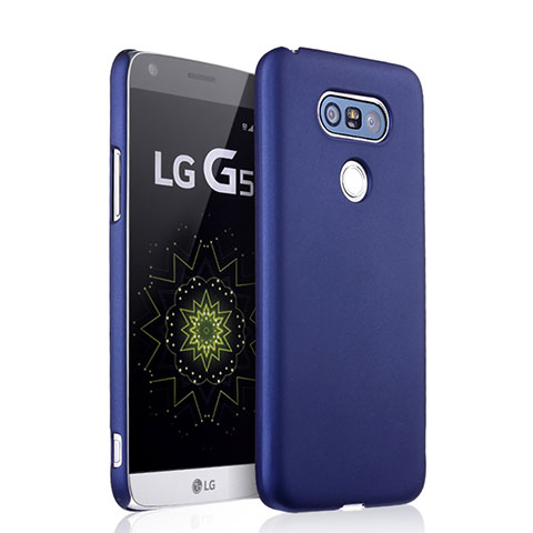 Handyhülle Hülle Kunststoff Schutzhülle Matt für LG G5 Blau