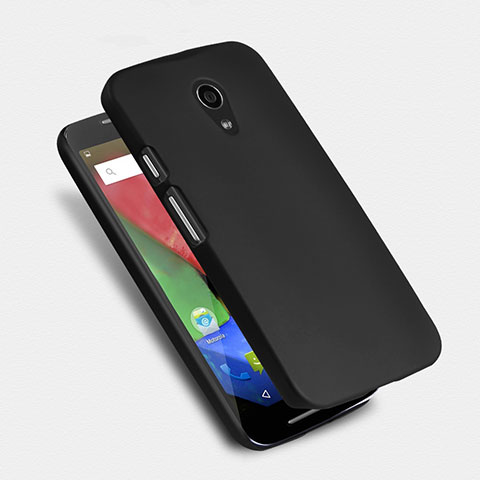 Handyhülle Hülle Kunststoff Schutzhülle Matt für Motorola Moto G (2nd Gen) Schwarz