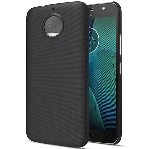 Handyhülle Hülle Kunststoff Schutzhülle Matt für Motorola Moto G5S Plus Schwarz