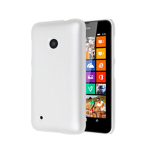 Handyhülle Hülle Kunststoff Schutzhülle Matt für Nokia Lumia 530 Weiß