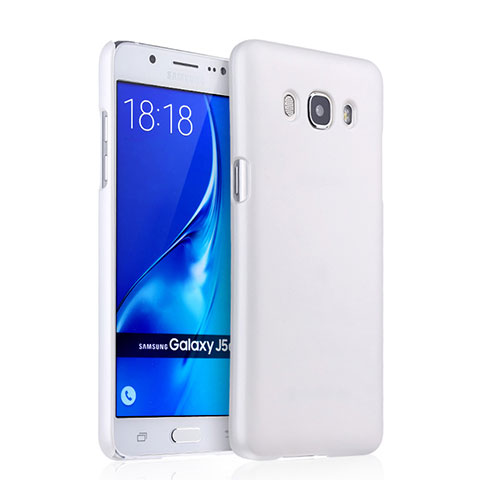 Handyhülle Hülle Kunststoff Schutzhülle Matt für Samsung Galaxy J5 (2016) J510FN J5108 Weiß