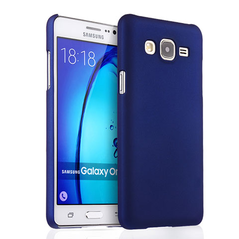 Handyhülle Hülle Kunststoff Schutzhülle Matt für Samsung Galaxy On5 G550FY Blau