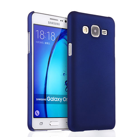 Handyhülle Hülle Kunststoff Schutzhülle Matt für Samsung Galaxy On7 G600FY Blau