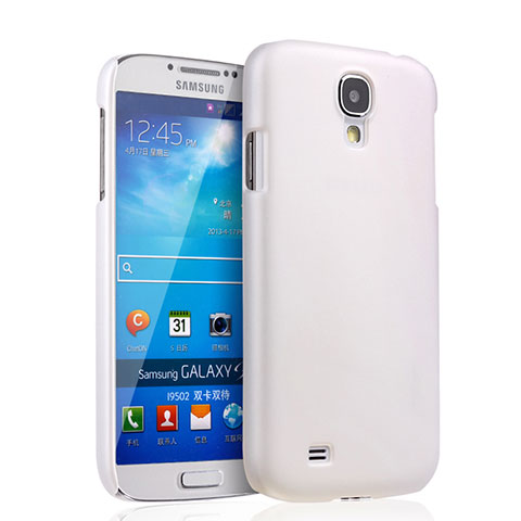 Handyhülle Hülle Kunststoff Schutzhülle Matt für Samsung Galaxy S4 IV Advance i9500 Weiß