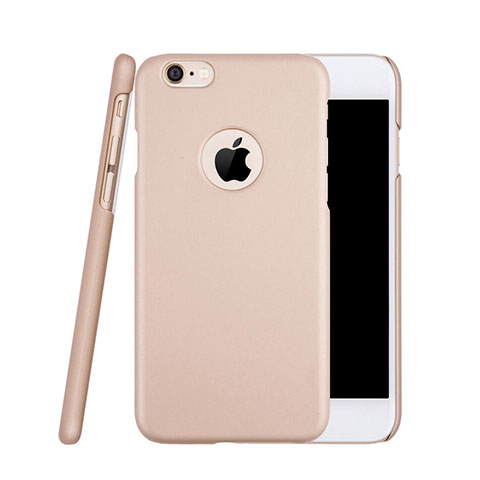 Handyhülle Hülle Kunststoff Schutzhülle Matt Loch für Apple iPhone 6 Plus Rosegold