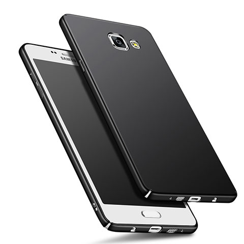 Handyhülle Hülle Kunststoff Schutzhülle Matt M01 für Samsung Galaxy A9 Pro (2016) SM-A9100 Schwarz