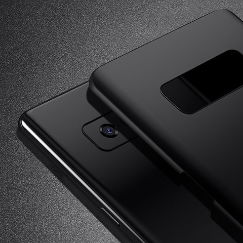 Handyhülle Hülle Kunststoff Schutzhülle Matt M02 für Samsung Galaxy Note 8 Schwarz