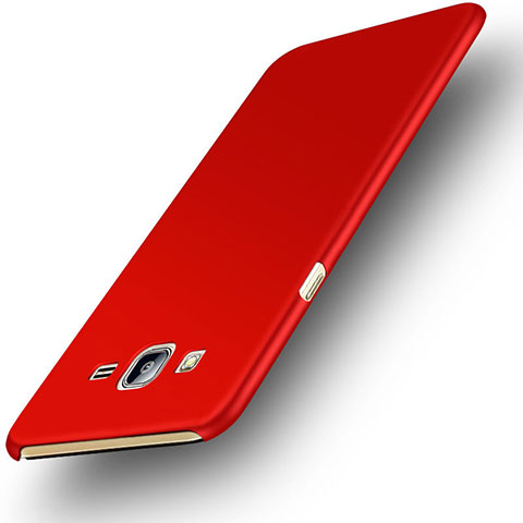 Handyhülle Hülle Kunststoff Schutzhülle Matt M02 für Samsung Galaxy On7 G600FY Rot