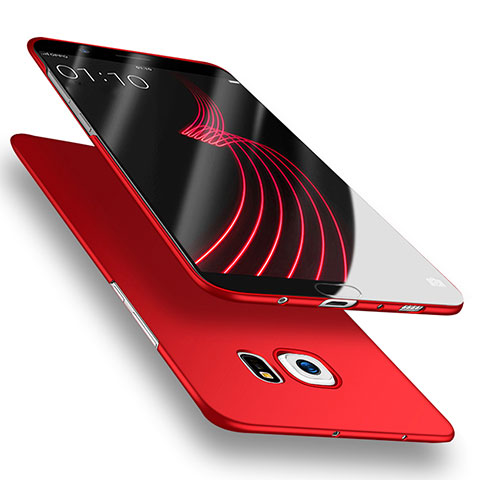 Handyhülle Hülle Kunststoff Schutzhülle Matt M02 für Samsung Galaxy S6 Duos SM-G920F G9200 Rot