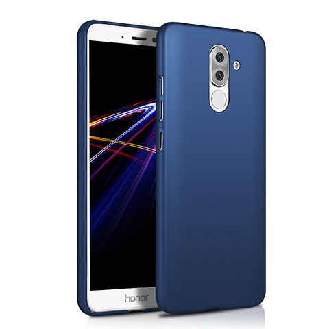 Handyhülle Hülle Kunststoff Schutzhülle Matt M03 für Huawei Honor 6X Blau