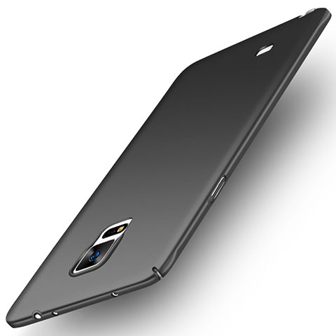 Handyhülle Hülle Kunststoff Schutzhülle Matt M04 für Samsung Galaxy Note 4 Duos N9100 Dual SIM Schwarz