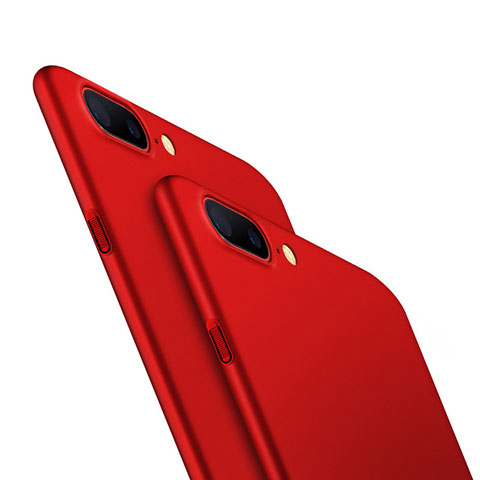 Handyhülle Hülle Kunststoff Schutzhülle Matt M05 für OnePlus 5 Rot