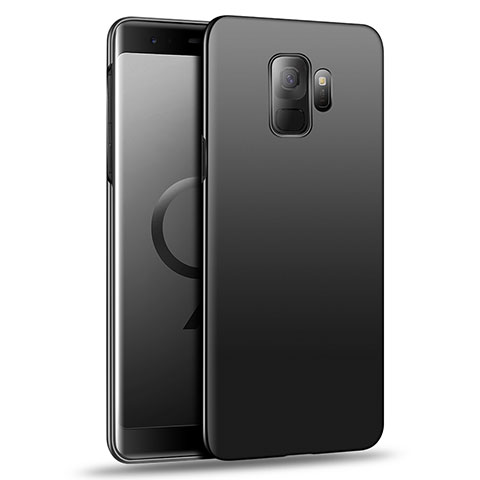 Handyhülle Hülle Kunststoff Schutzhülle Matt M05 für Samsung Galaxy S9 Schwarz