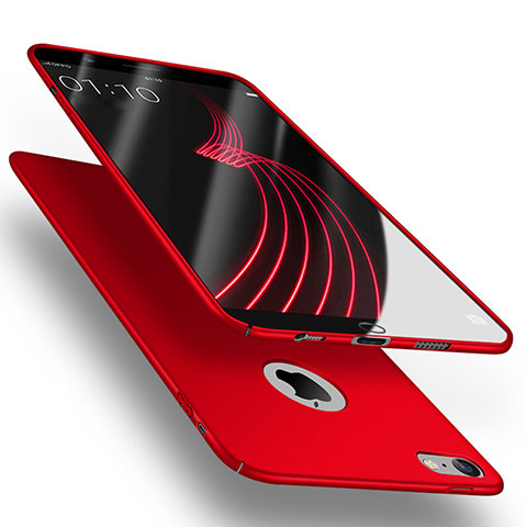Handyhülle Hülle Kunststoff Schutzhülle Matt P01 für Apple iPhone SE Rot