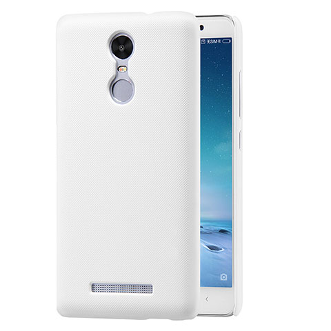 Handyhülle Hülle Kunststoff Schutzhülle Punkte Loch für Xiaomi Redmi Note 3 Weiß