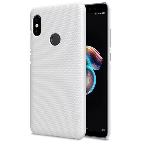 Handyhülle Hülle Kunststoff Schutzhülle Punkte Loch für Xiaomi Redmi Note 5 AI Dual Camera Weiß