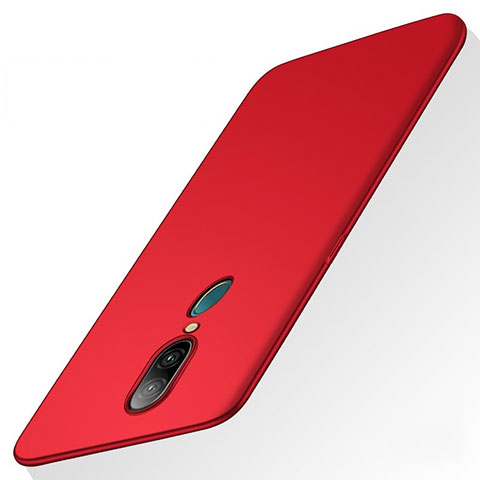 Handyhülle Hülle Kunststoff Schutzhülle Tasche Matt für Oppo A9X Rot