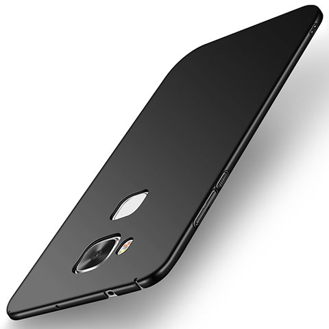 Handyhülle Hülle Kunststoff Schutzhülle Tasche Matt M01 für Huawei G7 Plus Schwarz