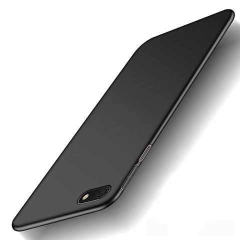 Handyhülle Hülle Kunststoff Schutzhülle Tasche Matt M01 für Huawei Honor 7S Schwarz