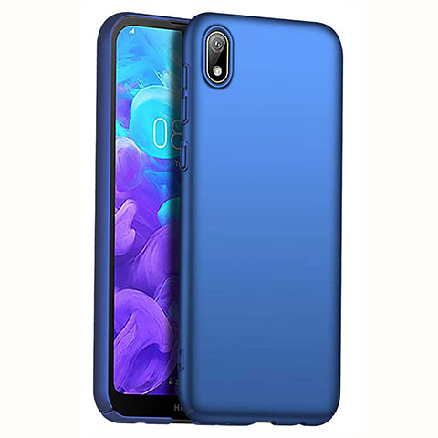 Handyhülle Hülle Kunststoff Schutzhülle Tasche Matt M01 für Huawei Y5 (2019) Blau