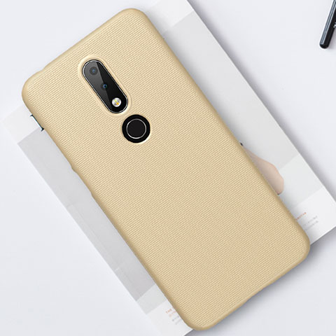 Handyhülle Hülle Kunststoff Schutzhülle Tasche Matt M01 für Nokia X6 Gold