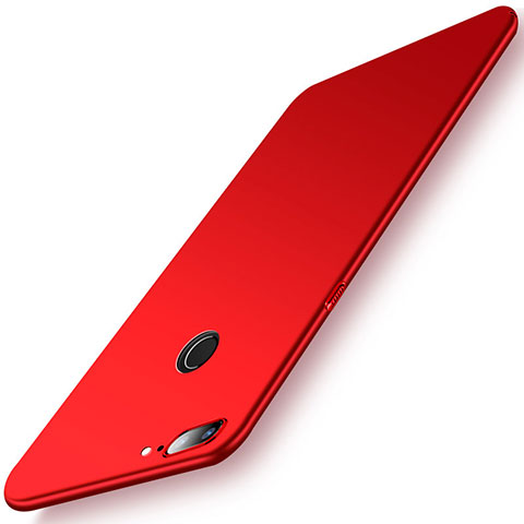 Handyhülle Hülle Kunststoff Schutzhülle Tasche Matt M01 für OnePlus 5T A5010 Rot