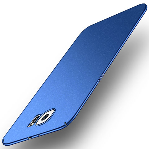 Handyhülle Hülle Kunststoff Schutzhülle Tasche Matt M01 für Samsung Galaxy S6 SM-G920 Blau