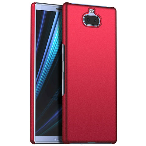 Handyhülle Hülle Kunststoff Schutzhülle Tasche Matt M01 für Sony Xperia 10 Plus Rot