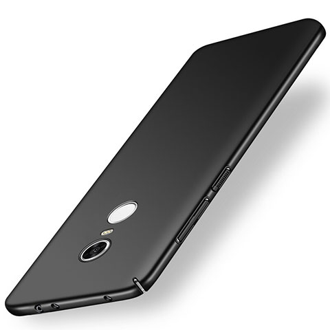 Handyhülle Hülle Kunststoff Schutzhülle Tasche Matt M01 für Xiaomi Redmi Note 5 Indian Version Schwarz