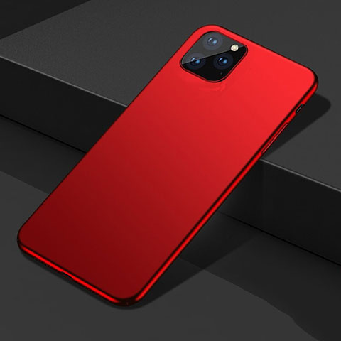 Handyhülle Hülle Kunststoff Schutzhülle Tasche Matt M02 für Apple iPhone 11 Pro Rot