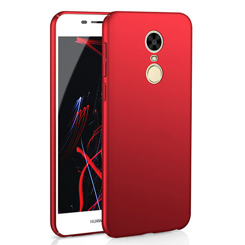 Handyhülle Hülle Kunststoff Schutzhülle Tasche Matt M02 für Huawei Enjoy 6 Rot