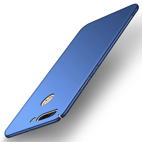 Handyhülle Hülle Kunststoff Schutzhülle Tasche Matt M02 für Huawei Honor 8 Pro Blau