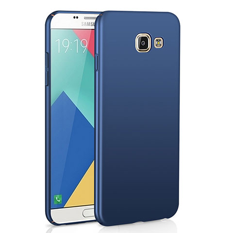 Handyhülle Hülle Kunststoff Schutzhülle Tasche Matt M02 für Samsung Galaxy A9 (2016) A9000 Blau