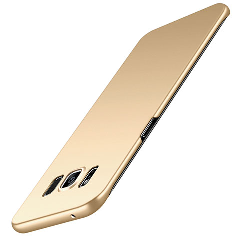 Handyhülle Hülle Kunststoff Schutzhülle Tasche Matt M02 für Samsung Galaxy S8 Plus Gold