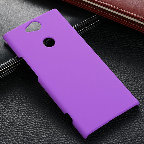 Handyhülle Hülle Kunststoff Schutzhülle Tasche Matt M02 für Sony Xperia XA2 Plus Violett