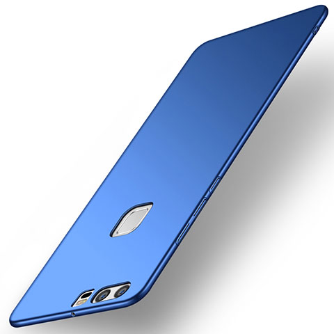 Handyhülle Hülle Kunststoff Schutzhülle Tasche Matt M03 für Huawei P9 Blau