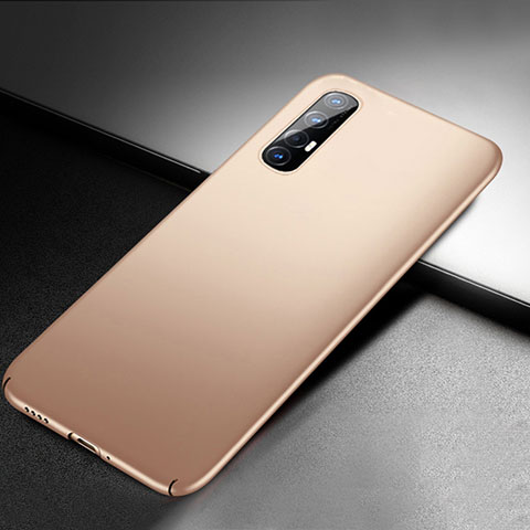 Handyhülle Hülle Kunststoff Schutzhülle Tasche Matt M04 für Oppo Find X2 Neo Gold