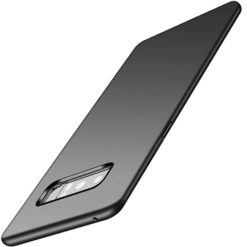 Handyhülle Hülle Kunststoff Schutzhülle Tasche Matt M04 für Samsung Galaxy Note 8 Schwarz