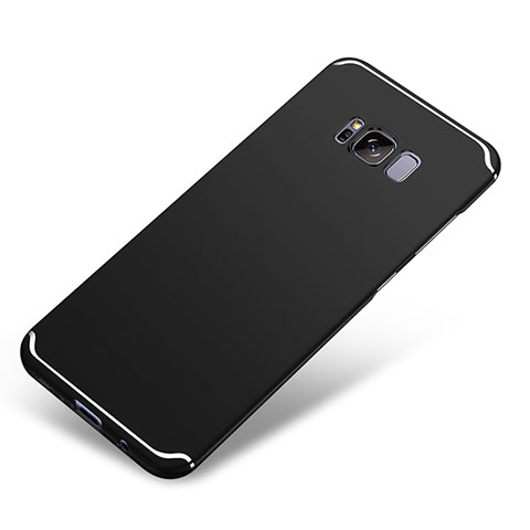 Handyhülle Hülle Kunststoff Schutzhülle Tasche Matt M04 für Samsung Galaxy S8 Plus Schwarz