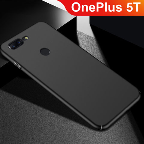 Handyhülle Hülle Kunststoff Schutzhülle Tasche Matt M05 für OnePlus 5T A5010 Schwarz