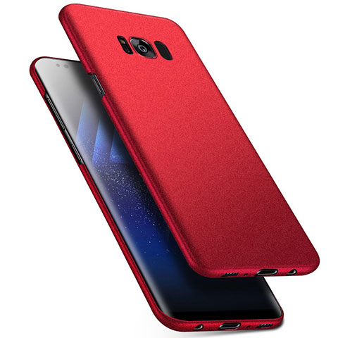 Handyhülle Hülle Kunststoff Schutzhülle Tasche Matt M17 für Samsung Galaxy S8 Plus Rot