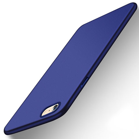 Handyhülle Hülle Kunststoff Schutzhülle Tasche Matt P08 für Apple iPhone 6S Blau