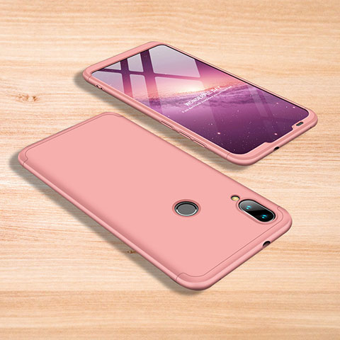 Handyhülle Hülle Kunststoff Schutzhülle Tasche Matt Vorder und Rückseite 360 Grad für Xiaomi Mi Play 4G Rosa